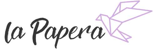 eshop lapapera logo fialový ptáček