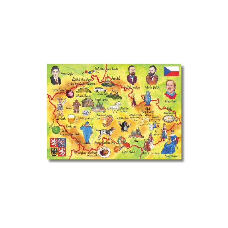 Pohlednice Poklady České republiky Pepa Vaníček AJ