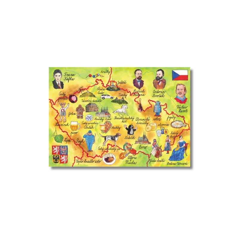 Pohlednice Poklady České republiky Pepa Vaníček ČJ