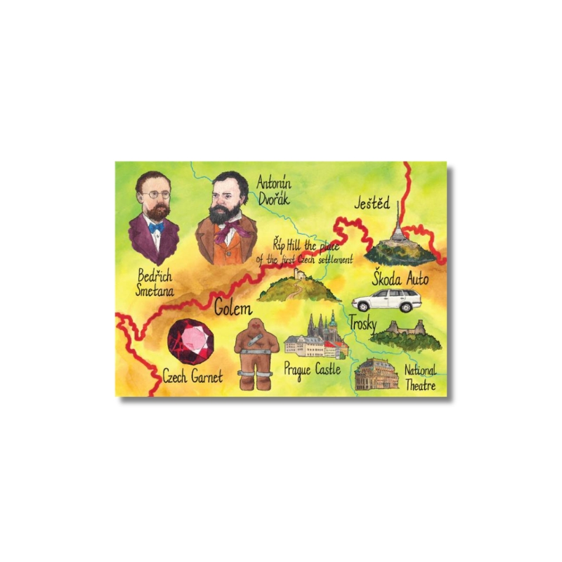 Pohlednice Poklady České republiky část A Pepa Vaníček AJ