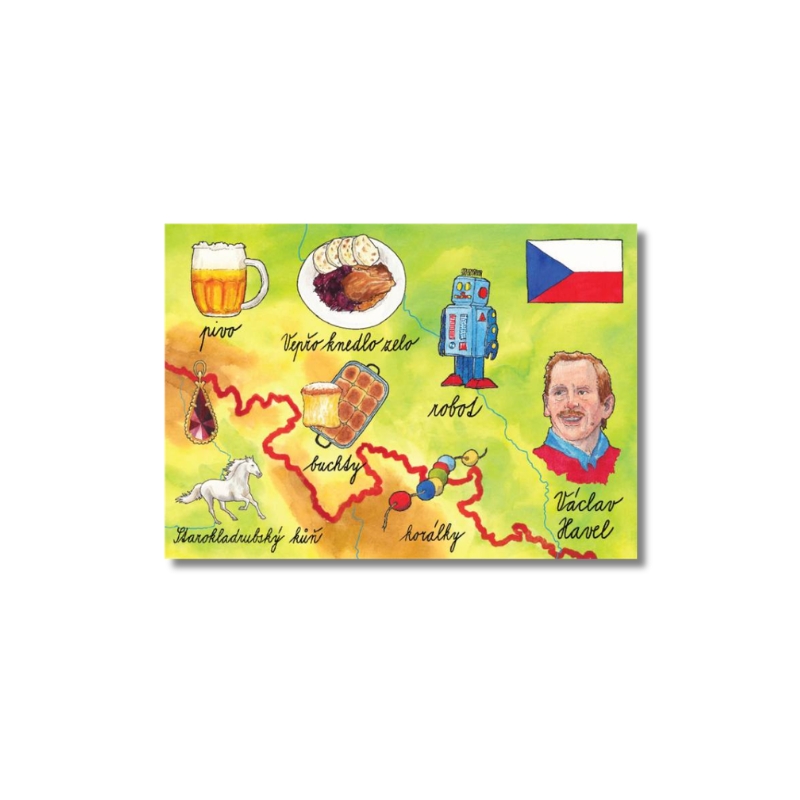 Pohlednice Poklady České republiky část B Pepa Vaníček ČJ