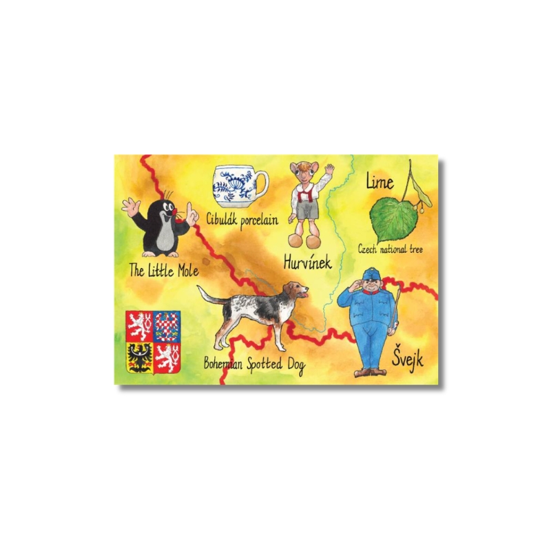 Pohlednice Poklady České republiky část C Pepa Vaníček AJ