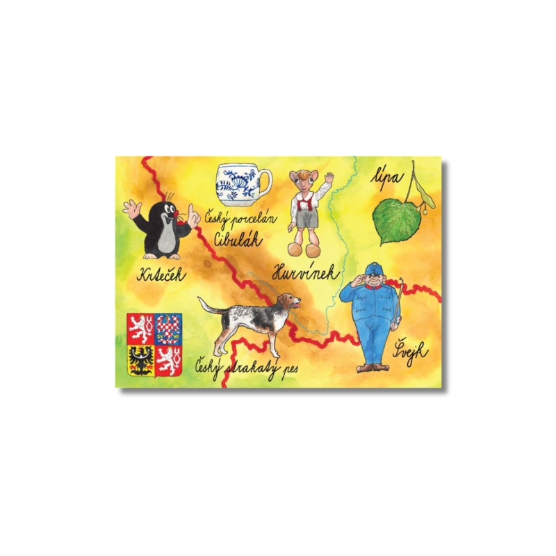 Pohlednice Poklady České republiky část C Pepa Vaníček ČJ