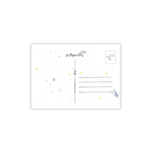 Kvetoucí pohlednice ruční papír Pomněnky náhled