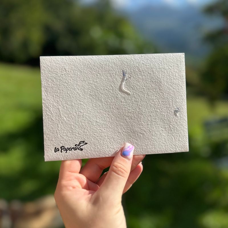 obálka ruční papír c6 papyrea fotka přední strana