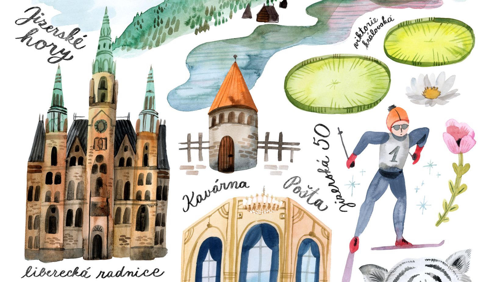 Článek Unikátní ilustrace pro Liberec a Liberecký kraj Magdaléna Konečná (The Wild Pencil)